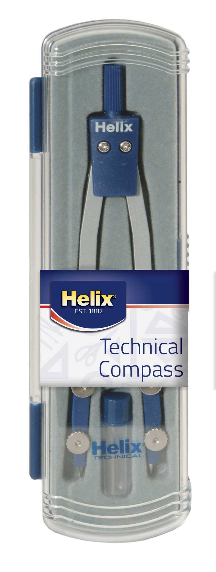 Helix Technical compass in packaging