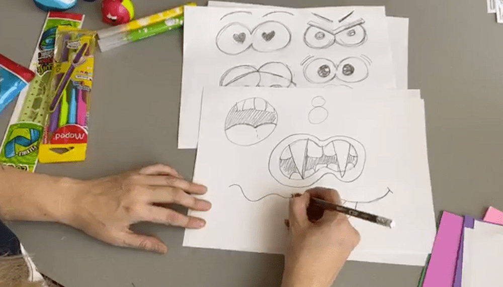 Maped - DIY activity for Halloween - Create paper monsters - 01