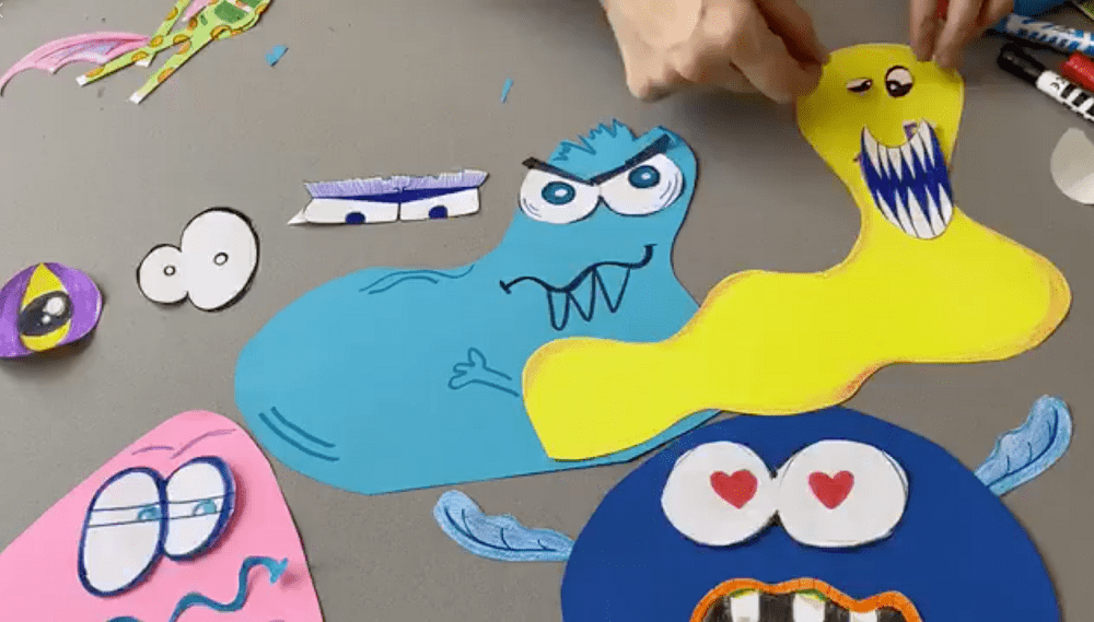 Maped - DIY activity for Halloween - Create paper monsters - 07