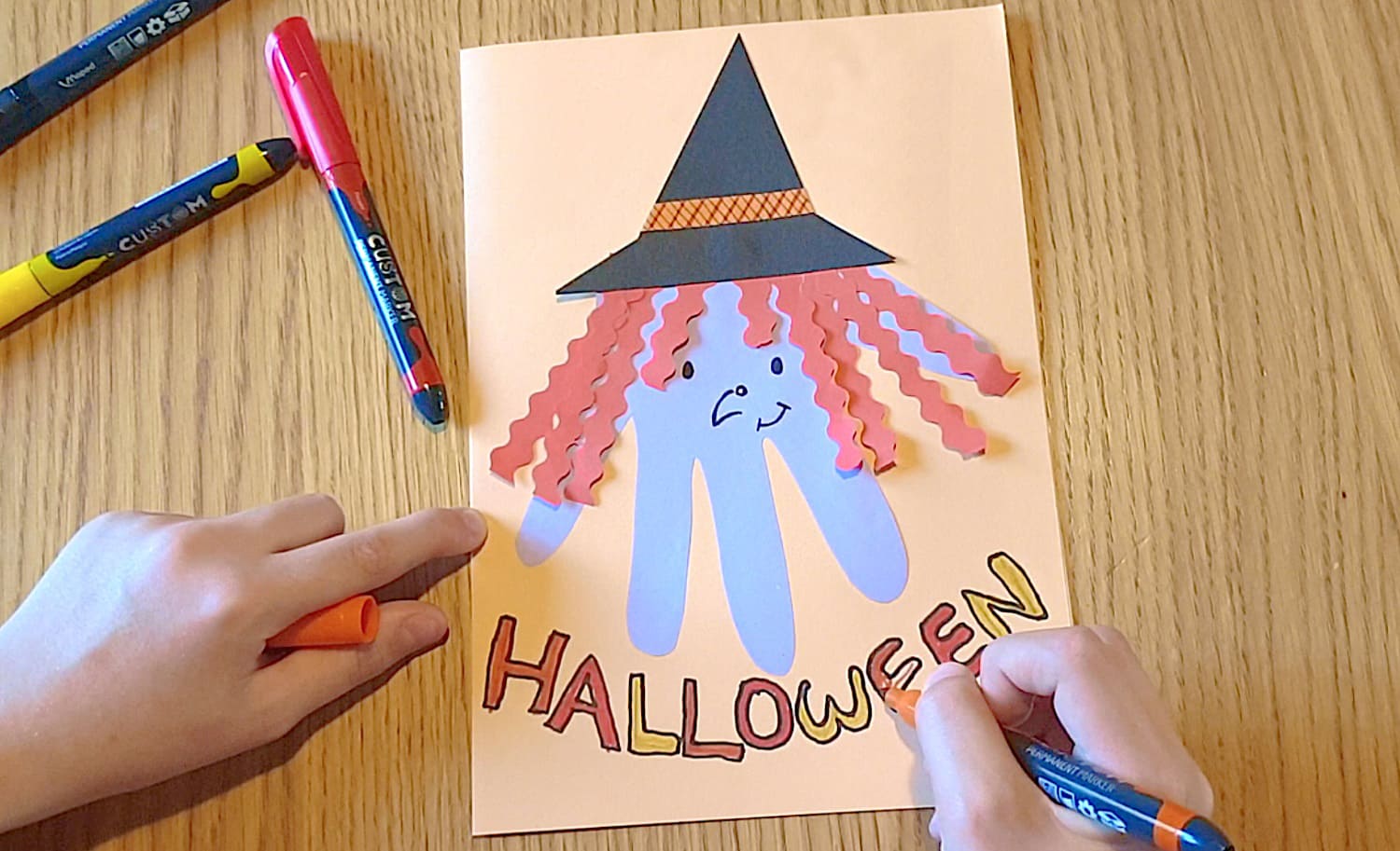 Maped - DIY activity for Halloween - Paper Witches - 10
