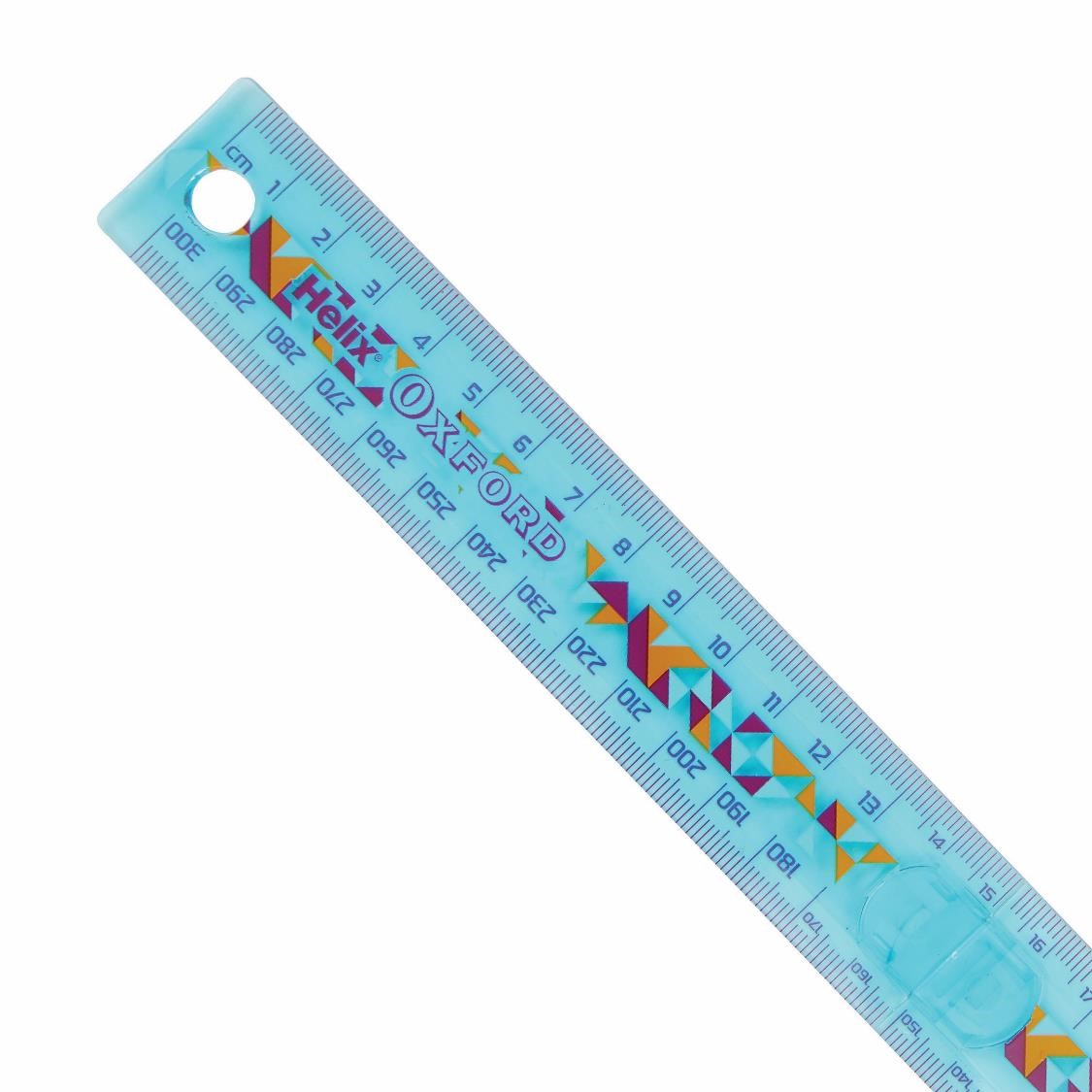 OXFORD GEO FOLDING RULER BLUE Maped Helix UK