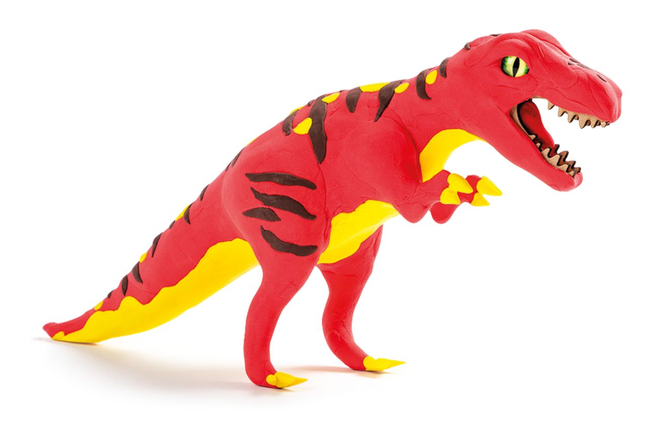 A model of a dinosaur