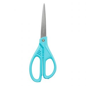 Helix 21cm asymmetrical scissors blades closed