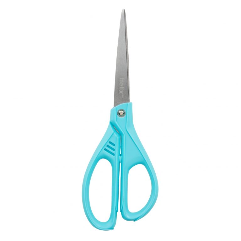 Helix 21cm asymmetrical scissors blades closed