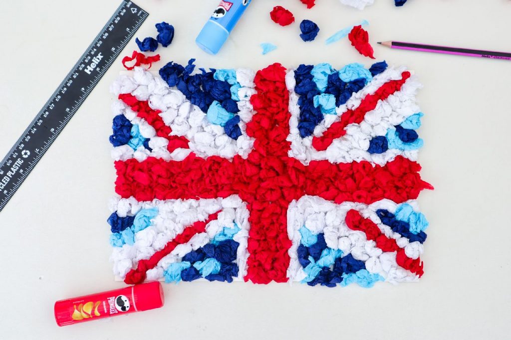 Union Jack collage