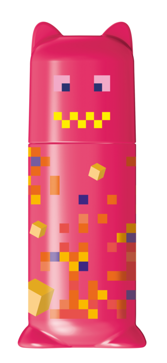 Pixel Party highlighter pink