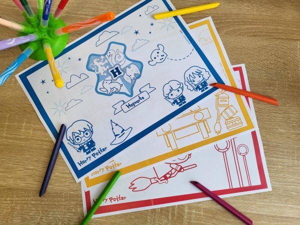 Harry Potter Colouring Sheets – Maped Helix UK