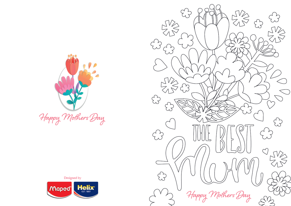 Mother's Day card template