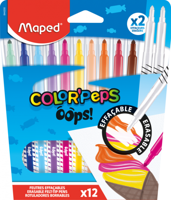 thumbnail image 2 of Maped Fine Felt Tip Pen Graph Peps 0.4 Color Turquoise 2 of 14
