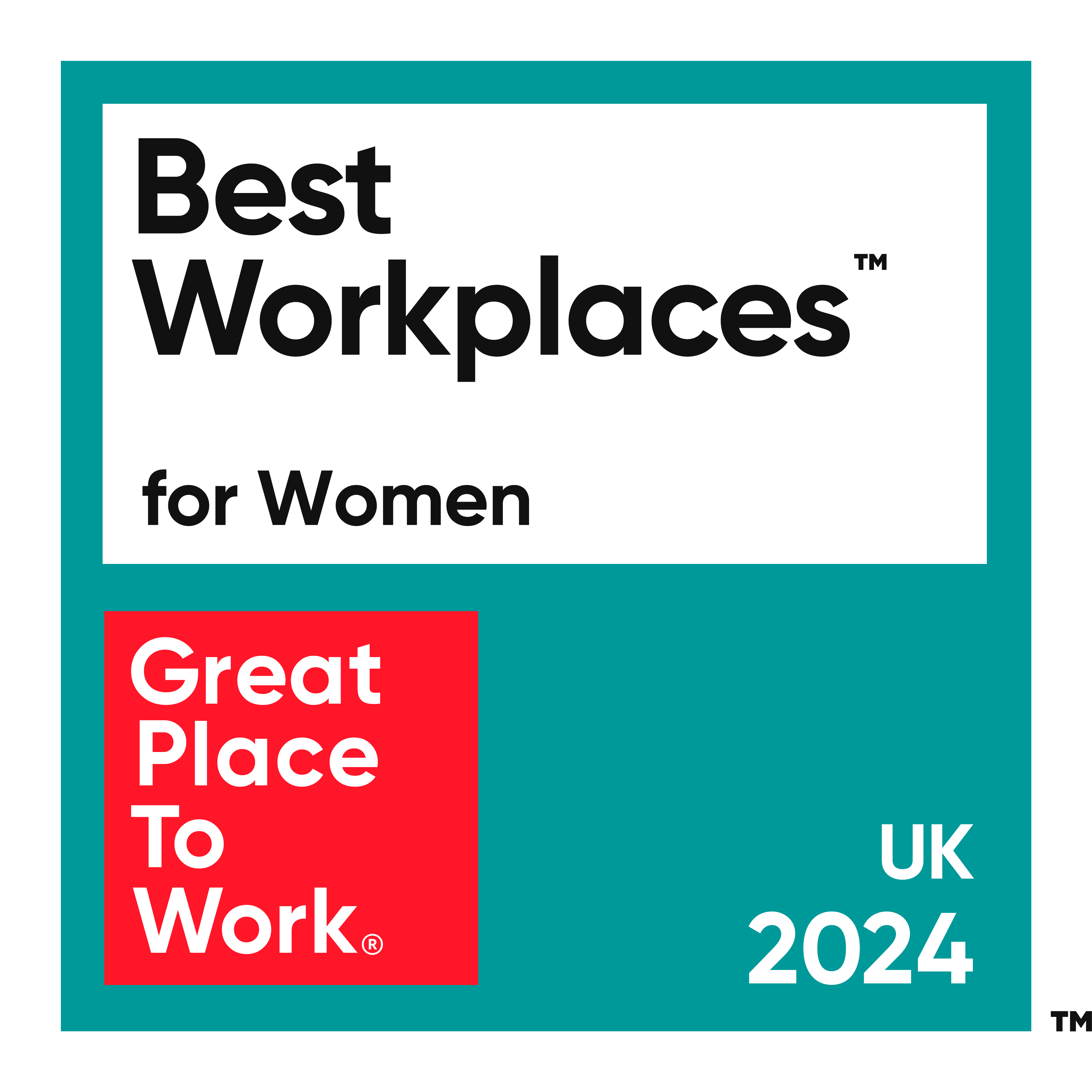 great place to work for women logo 2024