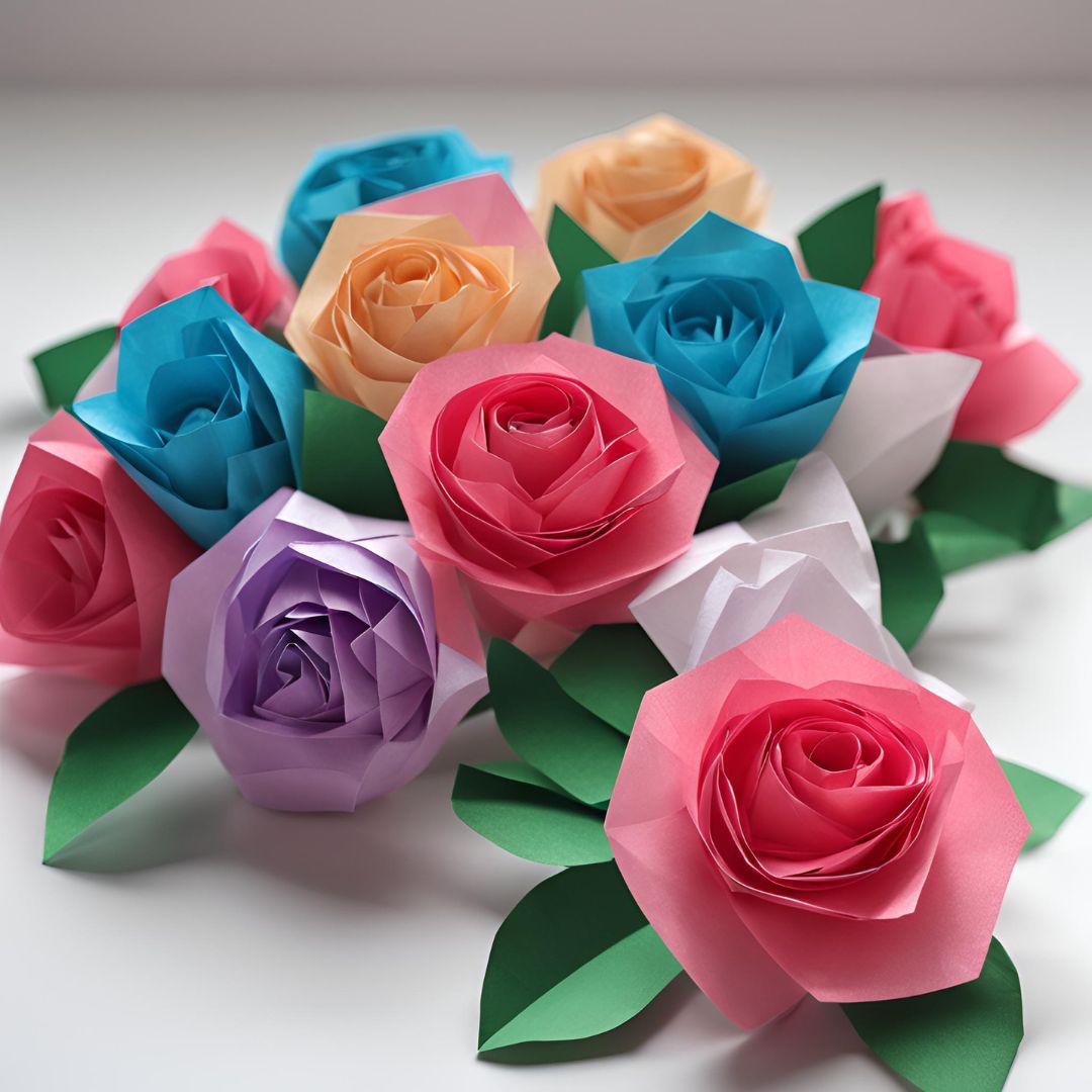 tissue roses 