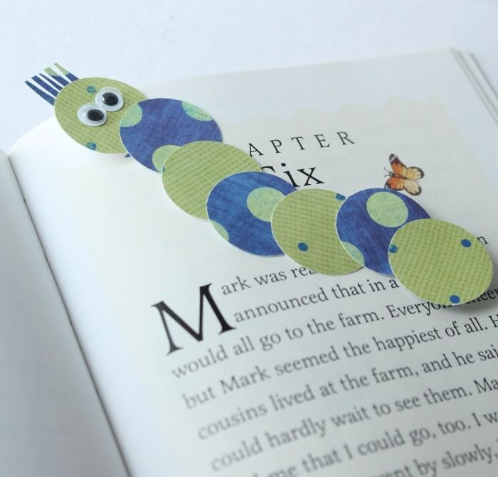 caterpillar bookmark