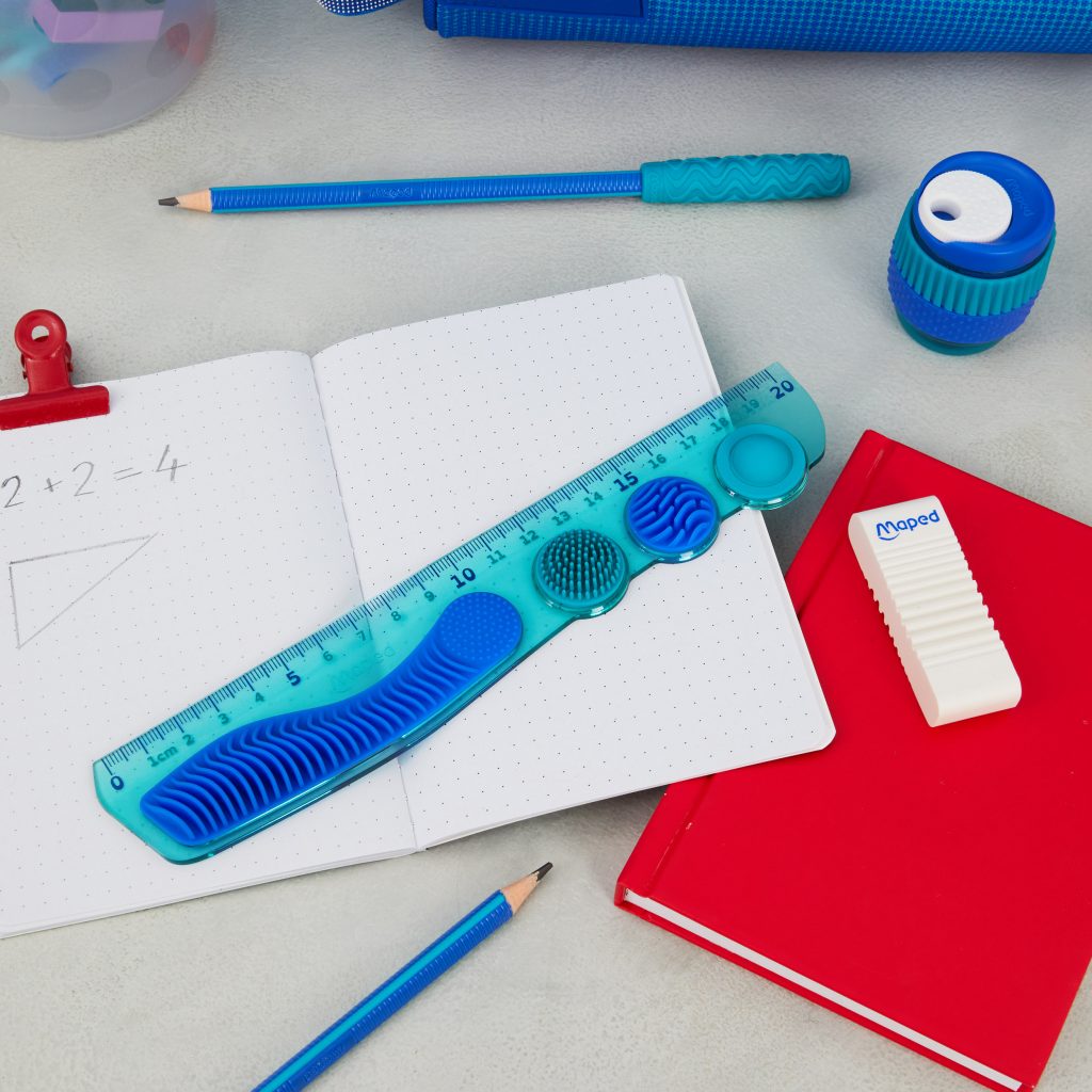 VPOUERY 6 Pièces Fidget Toys Pierre Sensorielle, Maped Kidy Learn