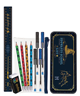 Harry Potter stationery set out of packaging