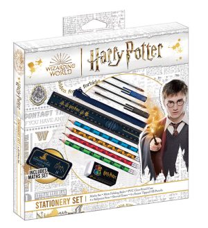 Harry Potter stationery set in packaging