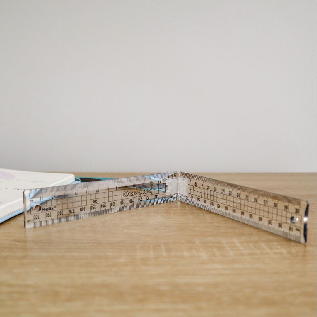 helix oxford folding ruler