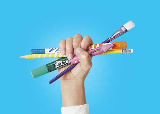 6 Crayons de couleurs, maped coloriage