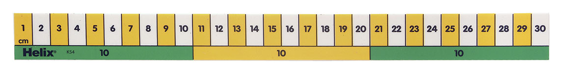 Helix 30cm early learning ruler