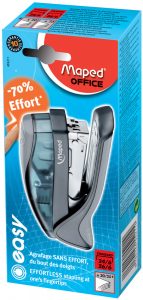 Agrafeuse Maped Office Advanced - Métal, 20 Feuilles, Fonction 3 En 1